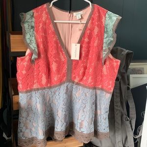 NWR lacy spring top by Sundance